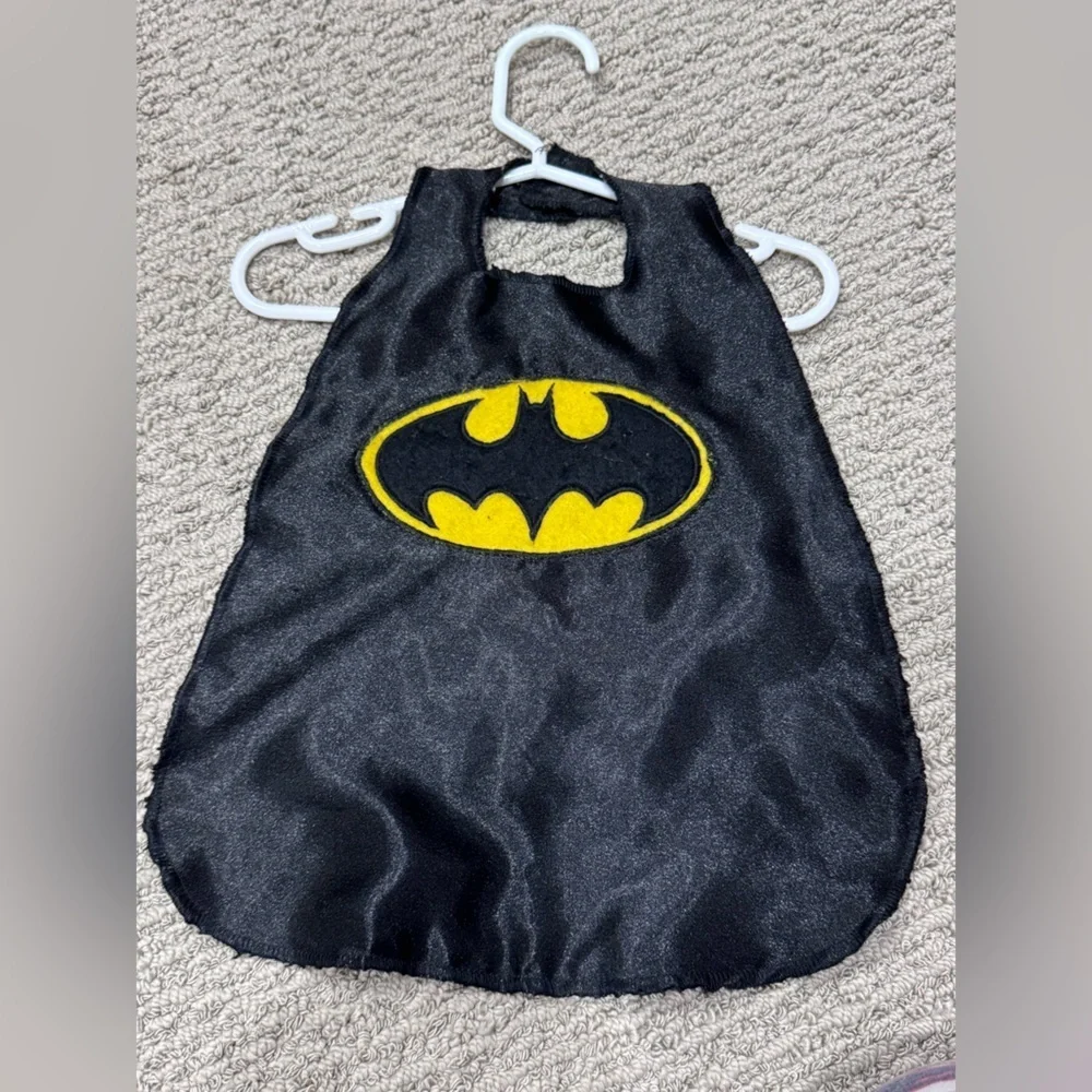 Baby Superhero Batman Cape - Black and Yellow